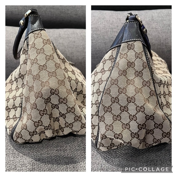 Authentic Gucci Abbey GG Monogram Shoulder Bag - Picture 8 of 16